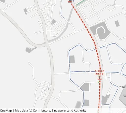 Map of the area around Blk 111 Yishun Ring Rd in Yishun, showing 400 m and 1 km rings and 3 primary schools within 1 km