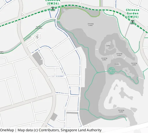 Map of the area around Blk 121 Yuan Ching Rd in Jurong West, showing 400 m and 1 km rings and 1 primary school within 1 km