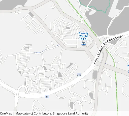 Map of the area around Blk 13 Toh Yi Dr in Bukit Timah, showing 400 m and 1 km rings and 2 primary schools within 1 km