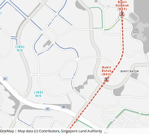 Map of the area around Blk 136 Bt Batok West Ave 6 in Bukit Batok, showing 400 m and 1 km rings and 2 primary schools within 1 km
