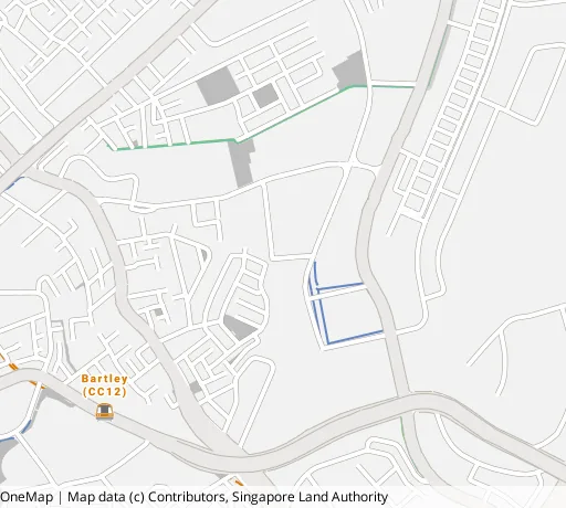 Map of the area around Blk 137 Lor Ah Soo in Hougang, showing 400 m and 1 km rings and 1 primary school within 1 km