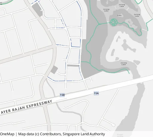 Map of the area around Blk 138B Yuan Ching Rd in Jurong West, showing 400 m and 1 km rings and 1 hawker centre within 1 km