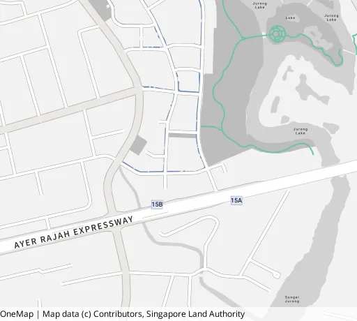 Map of the area around Blk 140B Corporation Dr in Jurong West, showing 400 m and 1 km rings and 1 hawker centre within 1 km