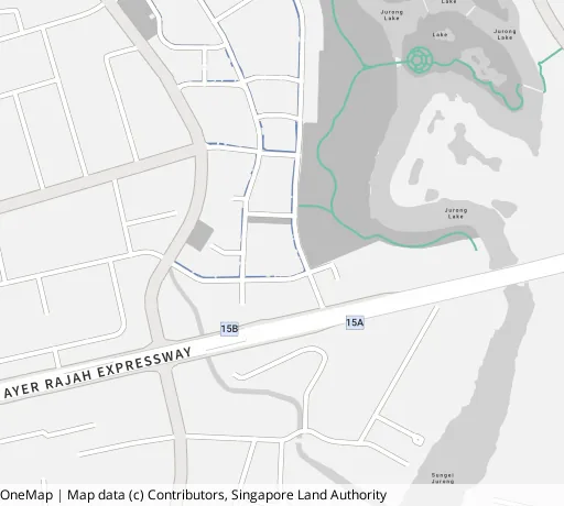Map of the area around Blk 140C Corporation Dr in Jurong West, showing 400 m and 1 km rings and 1 hawker centre within 1 km