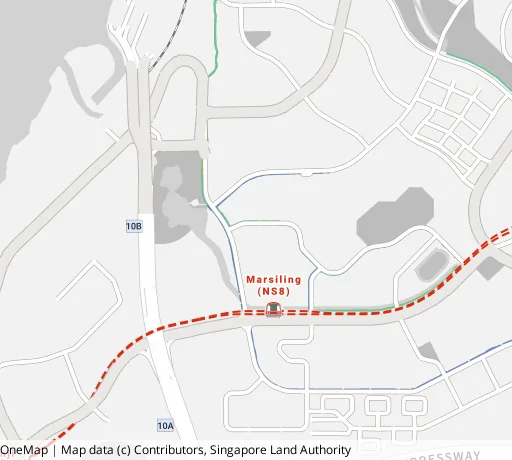 Map of the area around Blk 145 Woodlands St 13 in Woodlands, showing 400 m and 1 km rings and 2 primary schools within 1 km