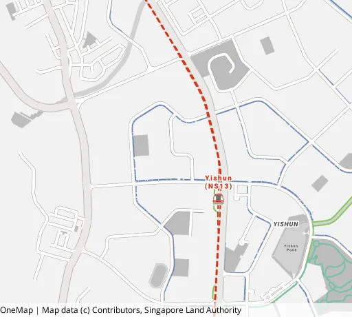 Map of the area around Blk 148 Yishun St 11 in Yishun, showing 400 m and 1 km rings and 4 primary schools within 1 km