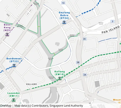 Map of the area around Blk 15 Upp Boon Keng Rd in Kallang/Whampoa, showing 400 m and 1 km rings and 1 primary school within 1 km