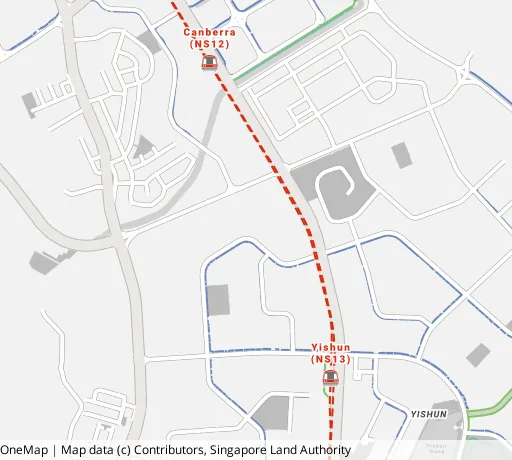 Map of the area around Blk 165 Yishun Ring Rd in Yishun, showing 400 m and 1 km rings and 5 primary schools within 1 km