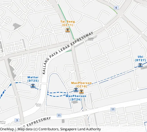 Map of the area around Blk 17B Circuit Rd in Geylang, showing 400 m and 1 km rings and 1 primary school within 1 km