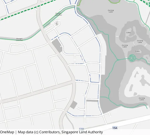 Map of the area around Blk 180 Yung Sheng Rd in Jurong West, showing 400 m and 1 km rings and 1 primary school within 1 km