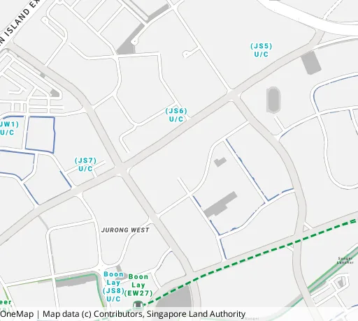 Map of the area around Blk 180A Boon Lay Dr in Jurong West, showing 400 m and 1 km rings and 3 primary schools within 1 km