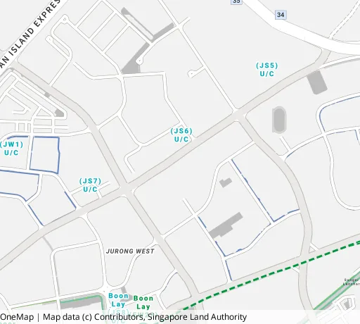 Map of the area around Blk 181B Boon Lay Dr in Jurong West, showing 400 m and 1 km rings and 3 primary schools within 1 km