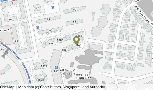 Location map of Blk 188A Bedok Nth St 4, a HDB resale block in Bedok, Singapore