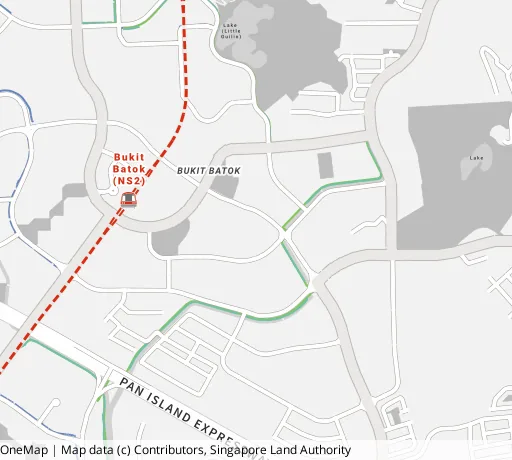 Map of the area around Blk 230 Bt Batok East Ave 3 in Bukit Batok, showing 400 m and 1 km rings and 3 primary schools within 1 km