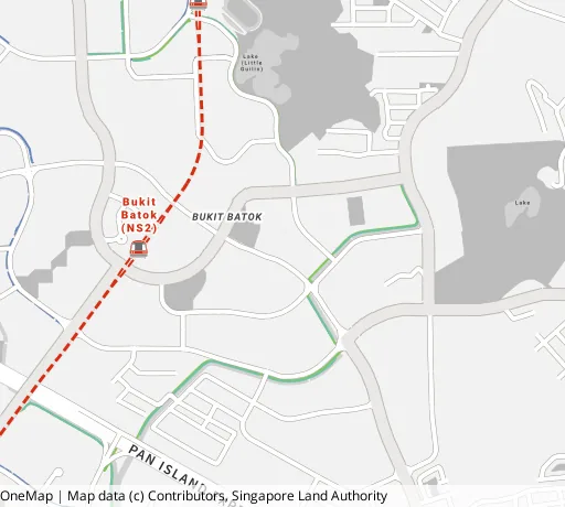 Map of the area around Blk 233 Bt Batok East Ave 5 in Bukit Batok, showing 400 m and 1 km rings and 3 primary schools within 1 km