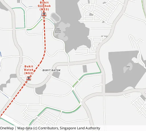 Map of the area around Blk 242 Bt Batok East Ave 5 in Bukit Batok, showing 400 m and 1 km rings and 3 primary schools within 1 km