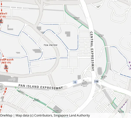 Map of the area around Blk 259 Kim Keat Ave in Toa Payoh, showing 400 m and 1 km rings and 3 primary schools within 1 km