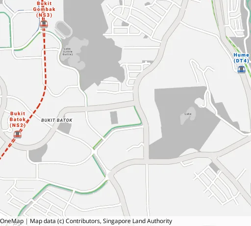Map of the area around Blk 260 Bt Batok East Ave 4 in Bukit Batok, showing 400 m and 1 km rings and 3 primary schools within 1 km