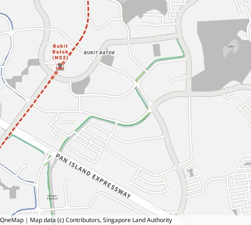 Map of the area around Blk 293D Bt Batok St 21 in Bukit Batok, showing 400 m and 1 km rings and 2 primary schools within 1 km