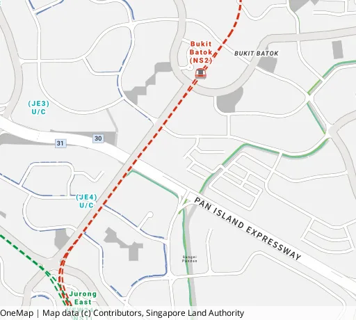 Map of the area around Blk 296C Bt Batok St 22 in Bukit Batok, showing 400 m and 1 km rings and 3 primary schools within 1 km