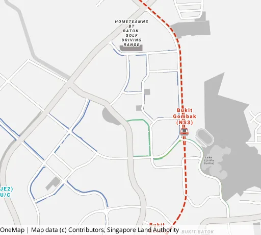 Map of the area around Blk 312 Bt Batok St 32 in Bukit Batok, showing 400 m and 1 km rings and 3 primary schools within 1 km