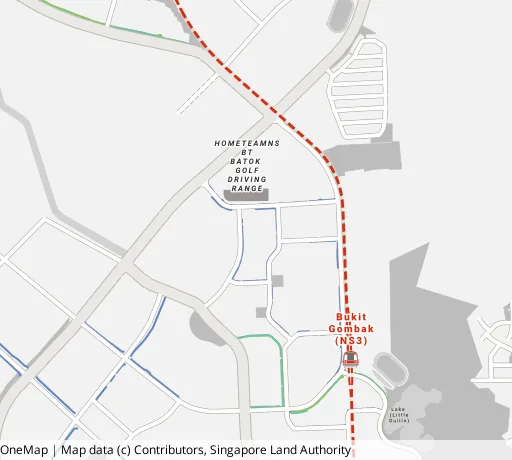 Map of the area around Blk 333 Bt Batok St 32 in Bukit Batok, showing 400 m and 1 km rings and 2 primary schools within 1 km