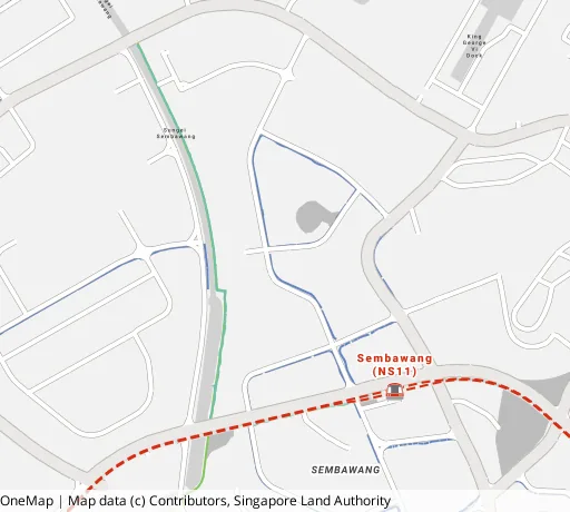 Map of the area around Blk 401 Admiralty Link in Sembawang, showing 400 m and 1 km rings and 4 primary schools within 1 km