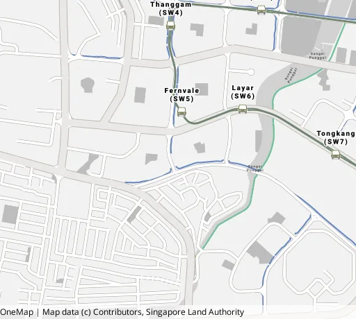 Map of the area around Blk 408B Fernvale Rd in Sengkang, showing 400 m and 1 km rings and 2 primary schools within 1 km