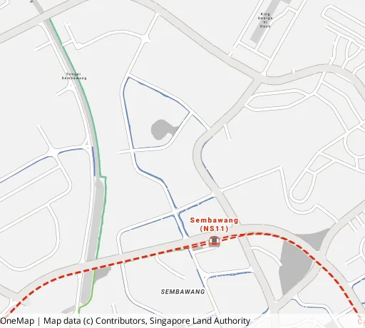 Map of the area around Blk 423 Canberra Rd in Sembawang, showing 400 m and 1 km rings and 4 primary schools within 1 km