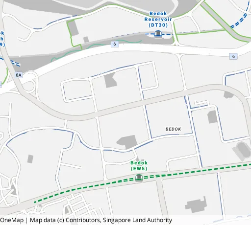 Map of the area around Blk 426 Bedok Nth Rd in Bedok, showing 400 m and 1 km rings and 3 primary schools within 1 km