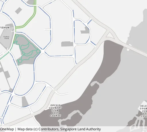Map of the area around Blk 429A Yishun Ave 11 in Yishun, showing 400 m and 1 km rings and 3 primary schools within 1 km