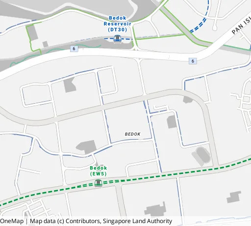 Map of the area around Blk 429B Bedok Nth Rd in Bedok, showing 400 m and 1 km rings and 4 primary schools within 1 km