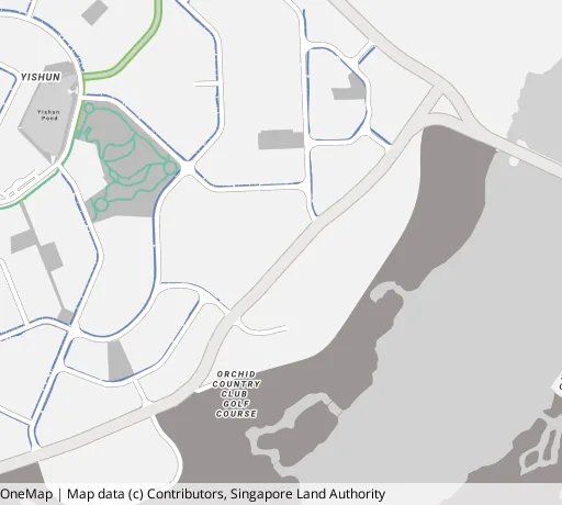 Map of the area around Blk 430B Yishun Ave 11 in Yishun, showing 400 m and 1 km rings and 3 primary schools within 1 km
