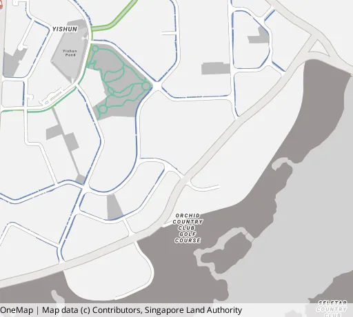 Map of the area around Blk 432D Yishun Ave 1 in Yishun, showing 400 m and 1 km rings and 4 primary schools within 1 km