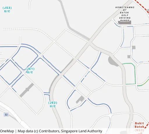 Map of the area around Blk 436A Bt Batok West Ave 5 in Bukit Batok, showing 400 m and 1 km rings and 2 primary schools within 1 km