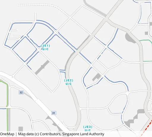 Map of the area around Blk 443C Bt Batok West Ave 8 in Bukit Batok, showing 400 m and 1 km rings and 3 primary schools within 1 km