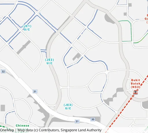 Map of the area around Blk 448A Bt Batok West Ave 9 in Bukit Batok, showing 400 m and 1 km rings and 3 primary schools within 1 km