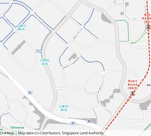 Map of the area around Blk 448C Bt Batok West Ave 9 in Bukit Batok, showing 400 m and 1 km rings and 2 primary schools within 1 km