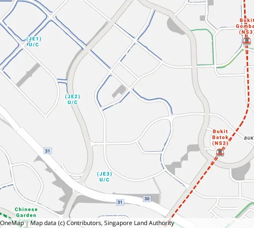 Map of the area around Blk 449A Bt Batok West Ave 9 in Bukit Batok, showing 400 m and 1 km rings and 2 primary schools within 1 km