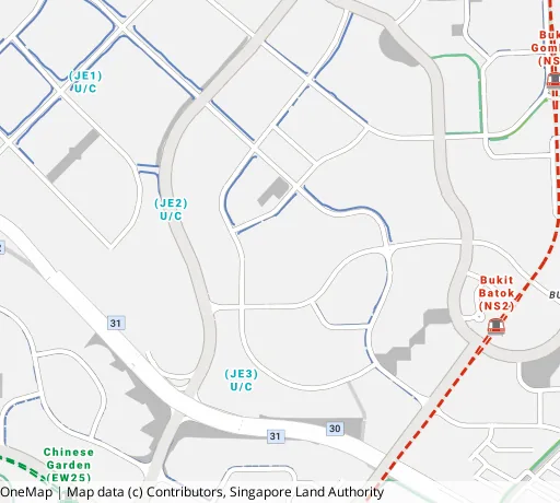 Map of the area around Blk 449B Bt Batok West Ave 9 in Bukit Batok, showing 400 m and 1 km rings and 3 primary schools within 1 km