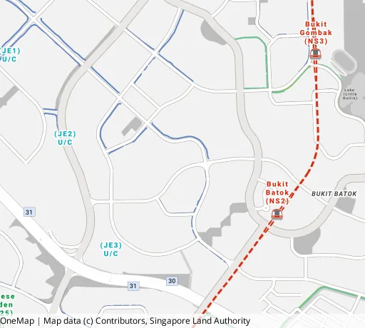 Map of the area around Blk 450C Bt Batok West Ave 6 in Bukit Batok, showing 400 m and 1 km rings and 2 primary schools within 1 km
