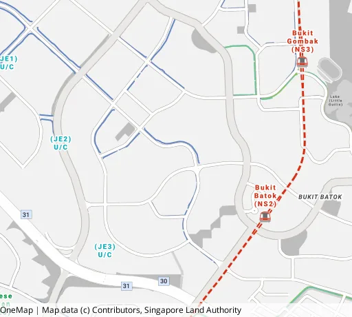 Map of the area around Blk 450D Bt Batok West Ave 6 in Bukit Batok, showing 400 m and 1 km rings and 2 primary schools within 1 km