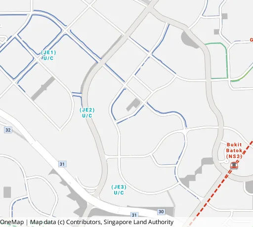 Map of the area around Blk 460D Bt Batok West Ave 9 in Bukit Batok, showing 400 m and 1 km rings and 3 primary schools within 1 km
