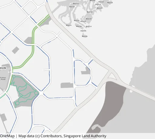 Map of the area around Blk 462A Yishun Ave 6 in Yishun, showing 400 m and 1 km rings and 2 primary schools within 1 km