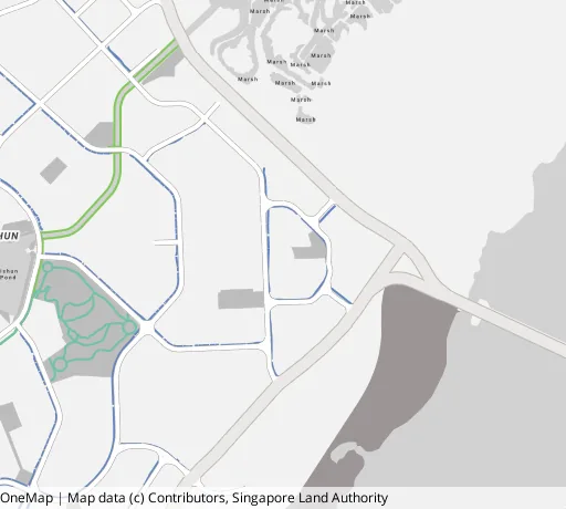 Map of the area around Blk 462B Yishun Ave 6 in Yishun, showing 400 m and 1 km rings and 2 primary schools within 1 km
