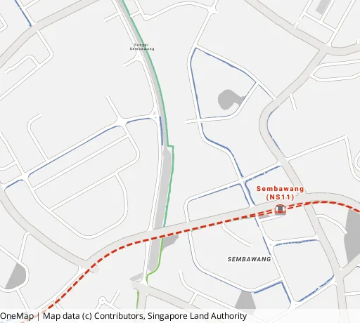 Map of the area around Blk 467A Admiralty Dr in Sembawang, showing 400 m and 1 km rings and 4 primary schools within 1 km