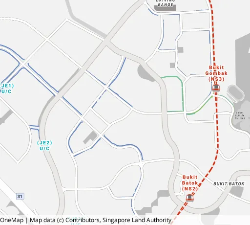Map of the area around Blk 467A Bt Batok West Ave 9 in Bukit Batok, showing 400 m and 1 km rings and 2 primary schools within 1 km