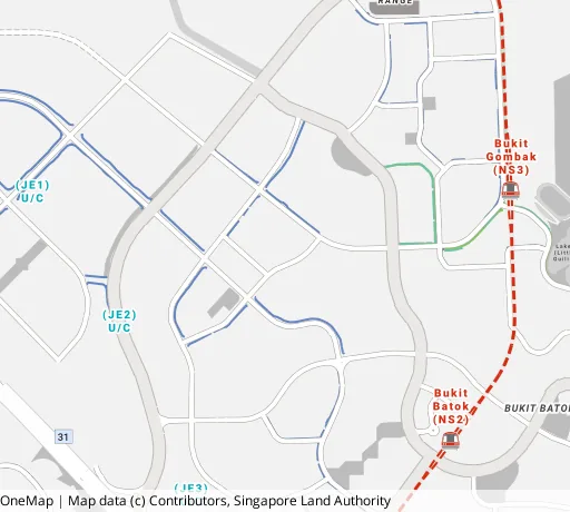 Map of the area around Blk 467B Bt Batok West Ave 9 in Bukit Batok, showing 400 m and 1 km rings and 2 primary schools within 1 km