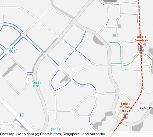 Map of the area around Blk 467C Bt Batok West Ave 9 in Bukit Batok, showing 400 m and 1 km rings and 2 primary schools within 1 km