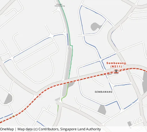 Map of the area around Blk 469A Admiralty Dr in Sembawang, showing 400 m and 1 km rings and 5 primary schools within 1 km